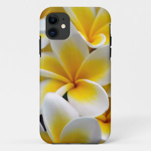 Frangipaniのプルメリアの花の写真 iPhone 11 ケース