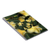 Frangipaniの熱帯デザイン80のページのノート ノートブック (右側)