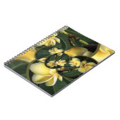 Frangipaniの熱帯デザイン80のページのノート ノートブック (左側)