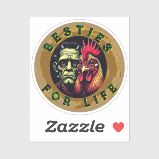 "Frank & Earl Besties" Chessy Chicken Vinyl シール (シート)