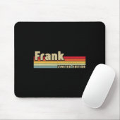 Frank Gift Name Personalized Birthday Funny Christ マウスパッド (マウス)