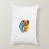 Frank Retro Sunset Name Design アクセントクッション (裏面(縦))