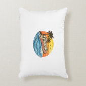 Frank Retro Sunset Name Design アクセントクッション (正面(垂直))