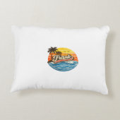 Frank Retro Sunset Name Design アクセントクッション (裏面)