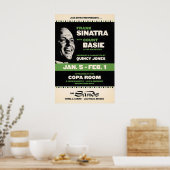 Frank Sinatra jazz poster - Sinatra at the Sands ポスター (キッチン)