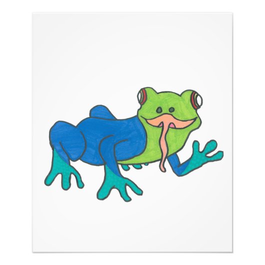 Frank the Frog Large Print フォトプリント (正面)
