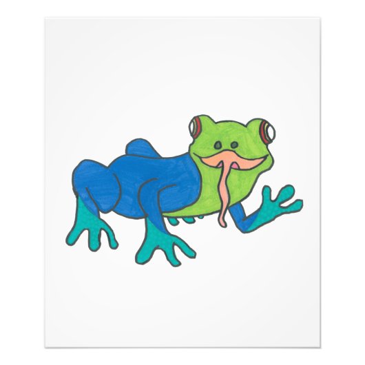 Frank the Frog Large Print フォトプリント (正面)