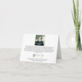 Frank the Frog thank you card サンキューカード (裏面)