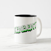 Frankenbentのデザインのコーヒー・マグ! ツートーンマグカップ (正面右)