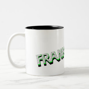 Frankenbentのデザインのコーヒー・マグ! ツートーンマグカップ