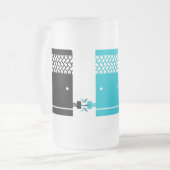 Frankencar "フランケンシュタイン" フロストグラスビールジョッキ (正面左)