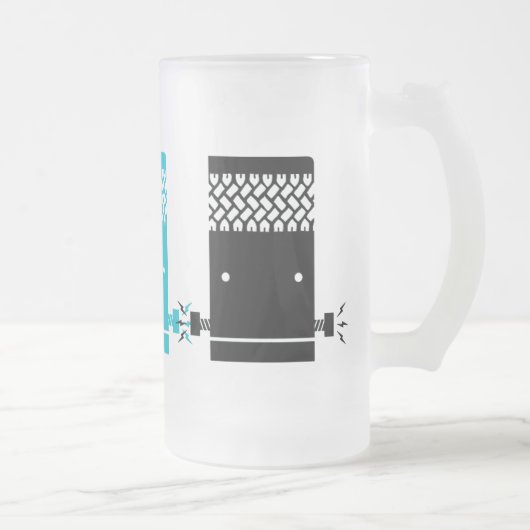 Frankencar "フランケンシュタイン" フロストグラスビールジョッキ (右)