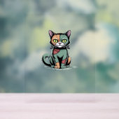 FrankenCatオーバーサイズTシャツ アクリルサイン (ニュートラル)