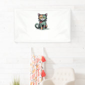 FrankenCatオーバーサイズTシャツ 横断幕 (インサイチュ)