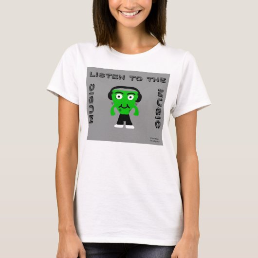 FrankenCheeseの女性の白い基本的なタンクトップ Tシャツ (正面)