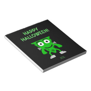 FrankenCheeseハロウィーン挨拶メモ帳 ノートパッド