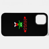 FrankenCheese Hugs Apple iPhone 12 Pro Maxケース iPhoneケース (裏面横)