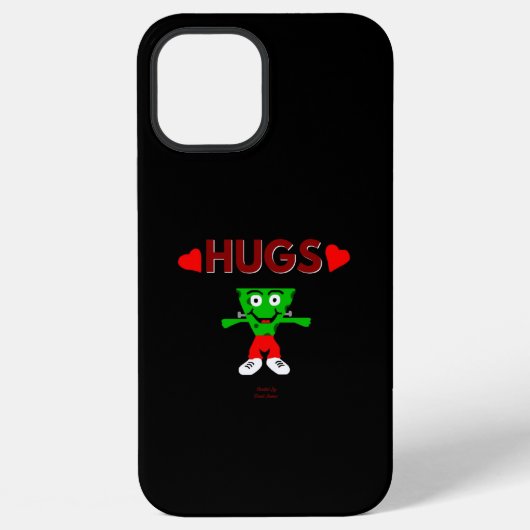 FrankenCheese Hugs Apple iPhone 12 Pro Maxケース iPhoneケース (裏面)