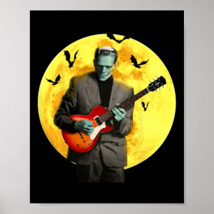 Frankenguitarエレテ遊ィ・ギター・ハロウィーン ポスター
