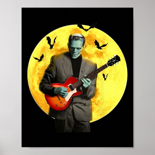 Frankenguitarエレテ遊ィ・ギター・ハロウィーン ポスター (正面)