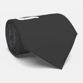 Frankenkittyのタイ -- 最も暗い灰色の白 ネクタイ (ロール)