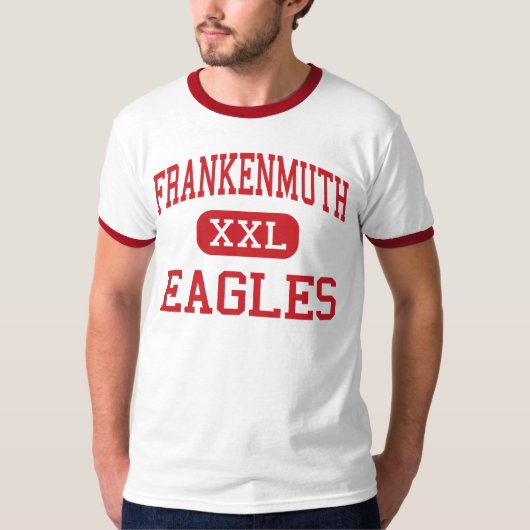 Frankenmuth -イーグルス-高Frankenmuthミシガン州 Tシャツ (正面)