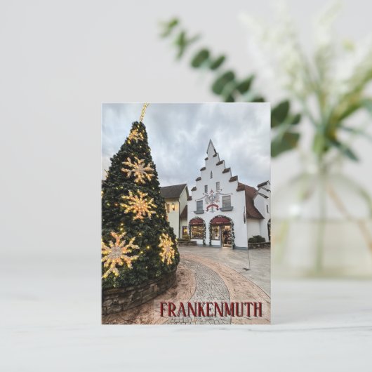 Frankenmuth Michigan Christmas Postcard ポストカード (スタンド正面)