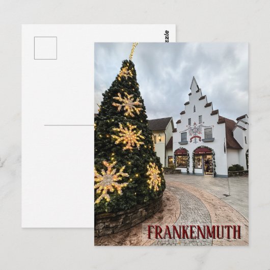 Frankenmuth Michigan Christmas Postcard ポストカード (正面/裏面)