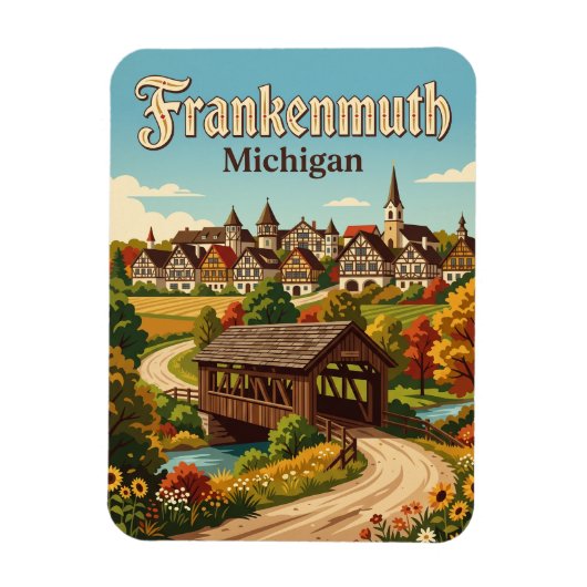 Frankenmuth USA マグネット (縦)