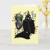 Frankenstein Birthday カード (黄色い花)