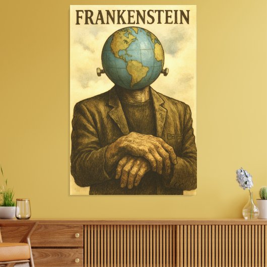 FRANKENSTEIN Canvas Print キャンバスプリント (インサイチュ (リビング))