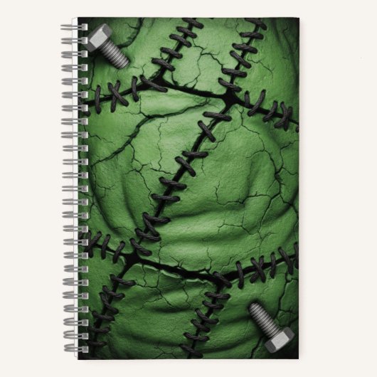 Frankenstein Monster Spooky Halloween ノートブック (正面)