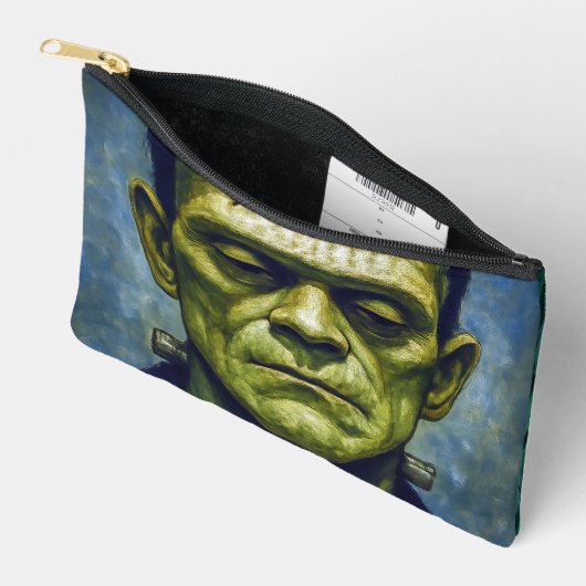 Frankenstein Monster Zippered Pouch アクセサリーポーチ (見開き)