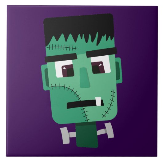 Frankenstein Monster's Head タイル (正面)