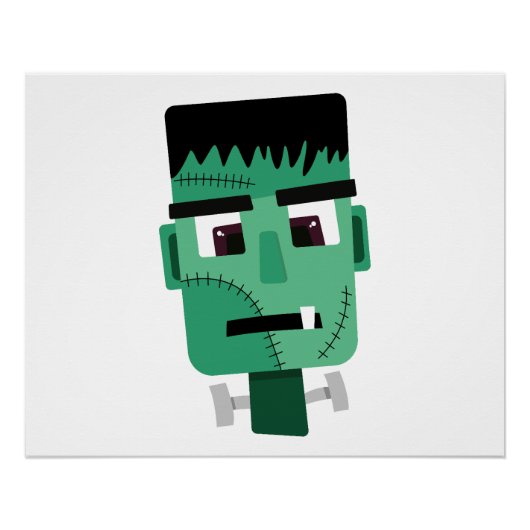 Frankenstein Monster's Head ポスター (正面)