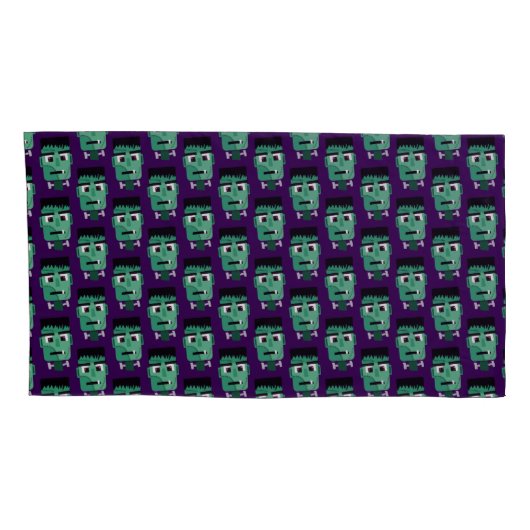 Frankenstein Monster's Head 枕カバー (裏面-右)