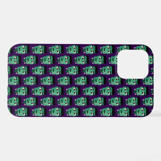 Frankenstein Monster's Head iPhoneケース (裏面横)