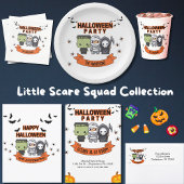 Frankenstein Mummy Grim Reaper Spooky Halloween ポストカード