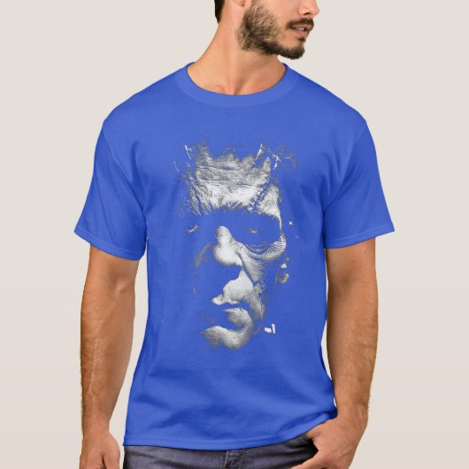 Frankenstein Portrait Classic Halloween Monster Ho Tシャツ (正面)