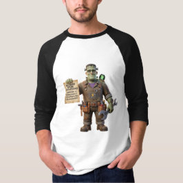 Frankenstein Repair Mechanic Funny Halloween Ragla Tシャツ