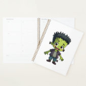 Frankenstein�s Monster � Cute Halloween Cartoon Sh プランナー手帳 (ディスプレー)