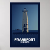 Frankfort Lighthouse, Michigan ポスター (正面)