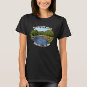 Frankfort Maine Marsh Stream Reservoir Summer Day Tシャツ (正面)