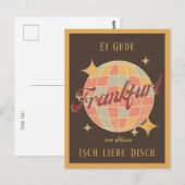 Frankfurt am Main personalisierbare Postkarte ポストカード (正面/裏面)