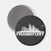 Frankfurt City Skyline Magnet / Kühlschrankmagnet マグネット (正面/裏面)