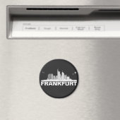 Frankfurt City Skyline Magnet / Kühlschrankmagnet マグネット (インサイチュ (食洗機))