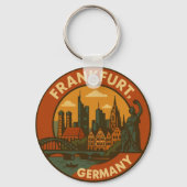 Frankfurt German Skyline キーホルダー (裏面)