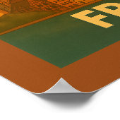 Frankfurt Germany City Art ポスター (角)