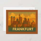 Frankfurt Germany City Art ポストカード (正面/裏面)