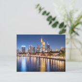 Frankfurt, Germany skyline シーズンポストカード (スタンド正面)